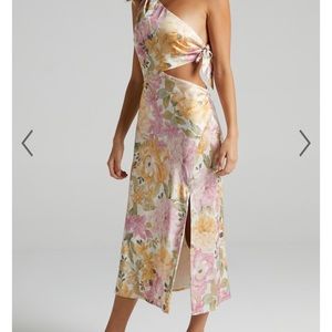 Midi floral dress